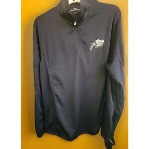 Navy Midshipmen Medium Long Sleeve 1/4 Zip Pullover Nwt A123 Excellent New Nice